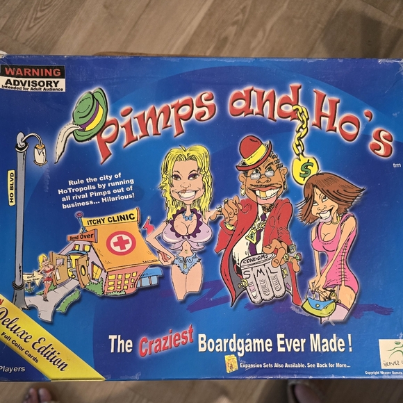 RARE! Pimps and Ho's Board Game Deluxe Edition ~ ADULT Content! - Picture 5 of 12